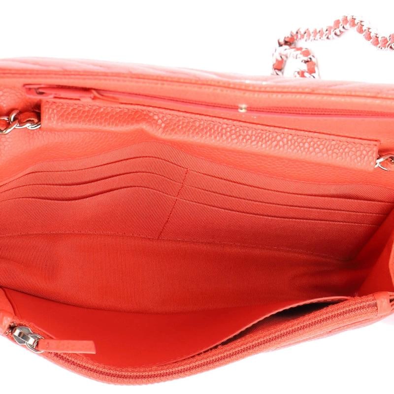 Chanel Wallet on Chain Chevron Caviar - 5