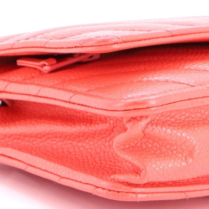Chanel Wallet on Chain Chevron Caviar - 6