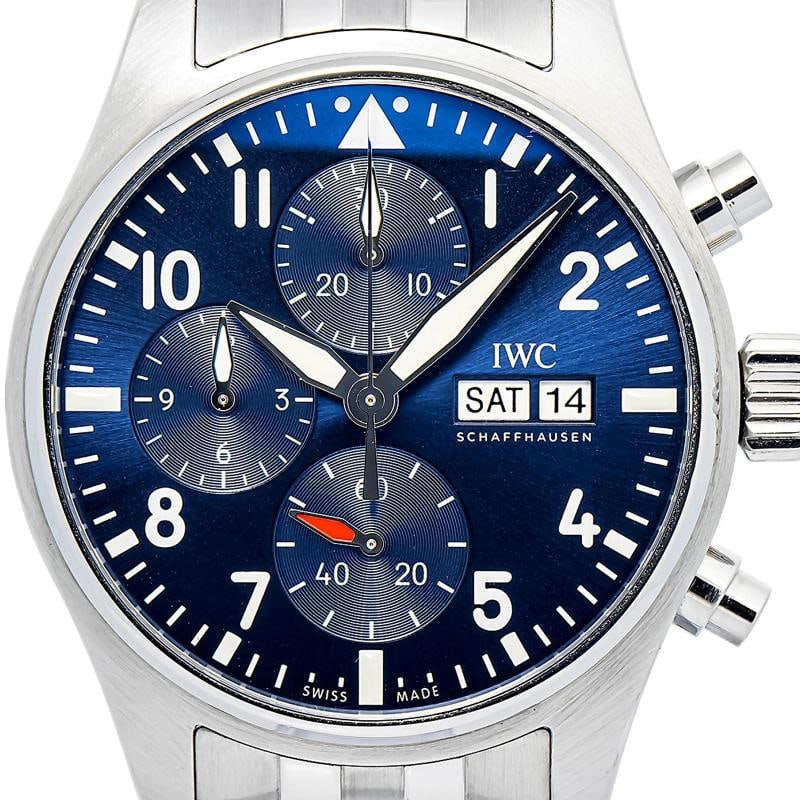IWC Pilot Chronograph IW388102 Stainless Blue Dial Auto Men's Watch 41mm - 2