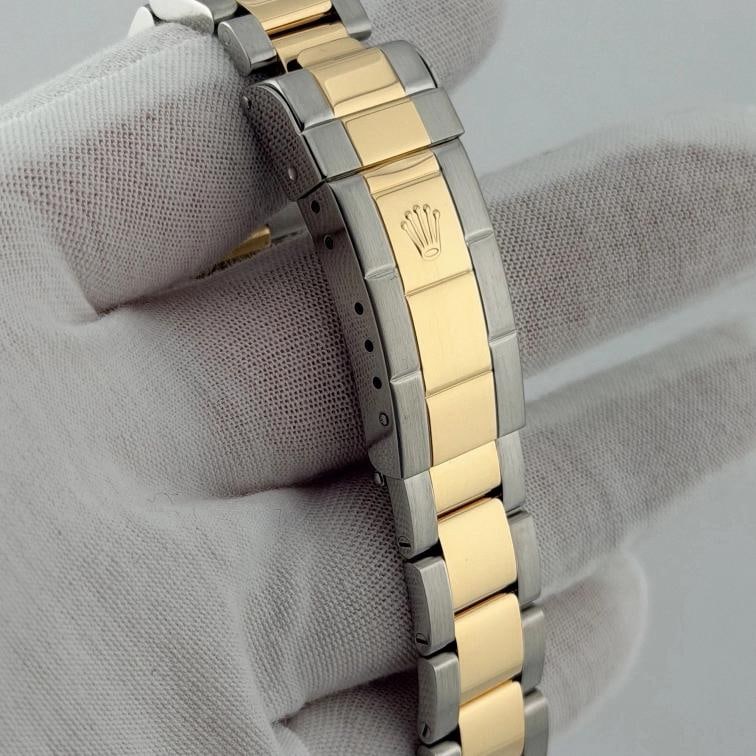 2007 Rolex Submariner Date Blue 16613 40mm Blue Dial 18k Gold Steel Box Paper - 10
