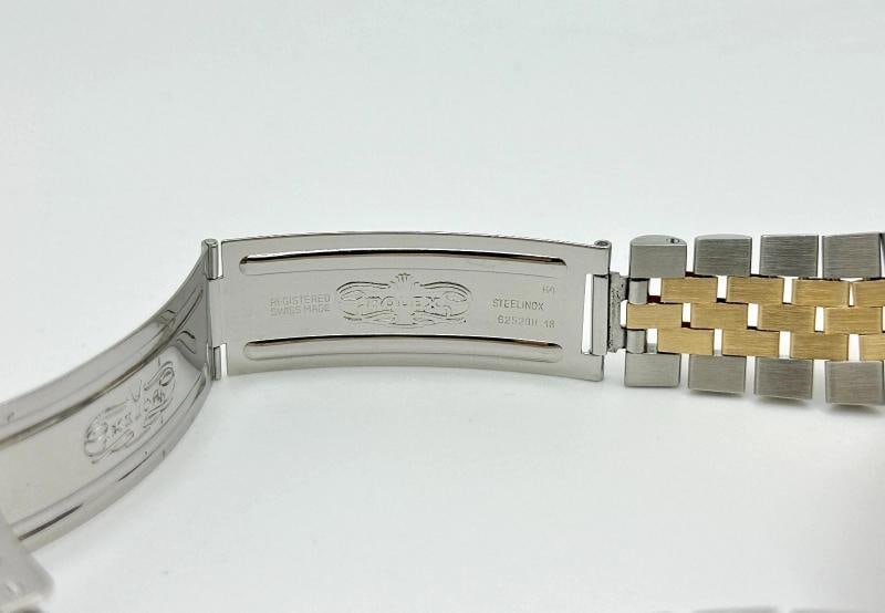 2024 Service Card Rolex Datejust 16013 36mm Champagne Dial 18K Yellow Gold Steel - 8