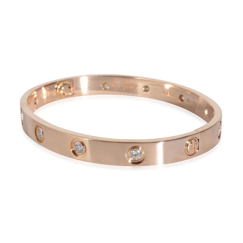 Cartier Love Bracelet, 10 Diamonds (Rose Gold) - 2