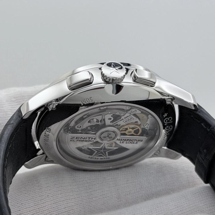 Zenith El Primero Winsor Annual Calendar 03.2070.4054 42mm Blue Dial Steel - 6