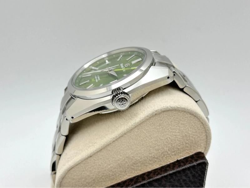Grand Seiko Hi-Beat GMT Bamboo Garden SBGJ259 40mm Green Dial Stainless Steel - 5