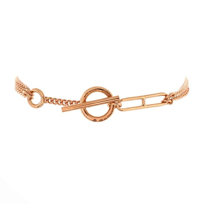 Hermes Echappee Multistrand Bracelet 18K Rose Gold: Condition: Pre-owned - Good,Brand: Hermes,Main Stone: Unknown,Metal: 18K Rose Gold,Metal Purity: 18K,Style: Bracelet,Type: Bracelet,Color: Rose Gold,Material: Unknown