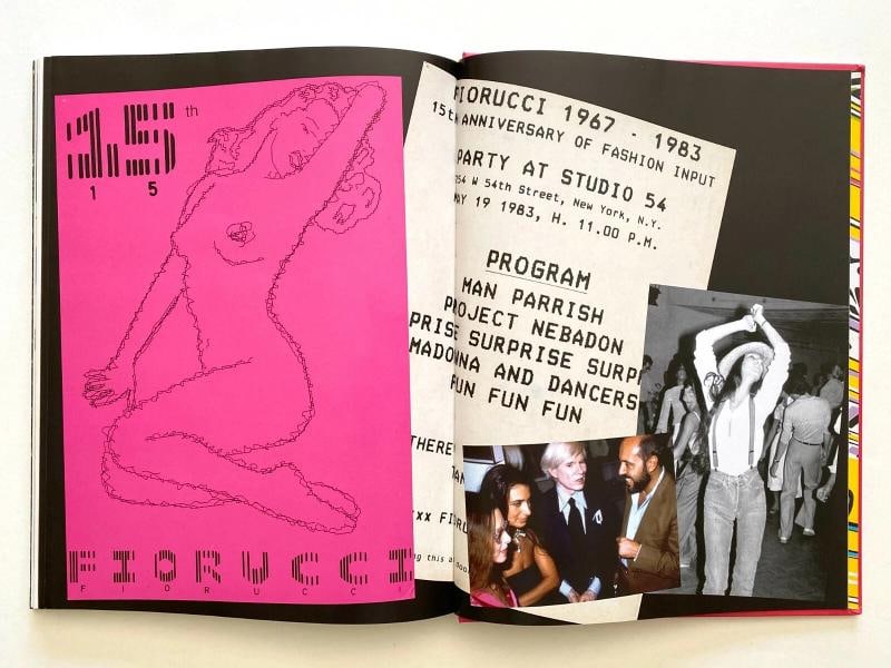 "FIORUCCI" RARE 1ST ED NEW WAVE ITALIAN FASHION COLLECTOR HARDCOVER POP ART BOOK - 12