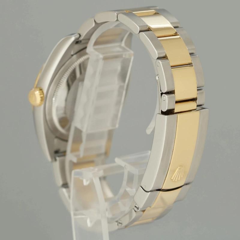 MINT Rolex DateJust Oyster Two Tone Yellow Gold Steel Black Tuxedo 36mm 116233 - 4