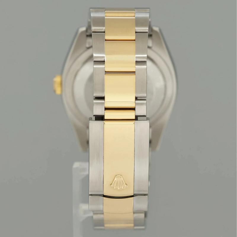 MINT Rolex DateJust Oyster Two Tone Yellow Gold Steel Black Tuxedo 36mm 116233 - 5