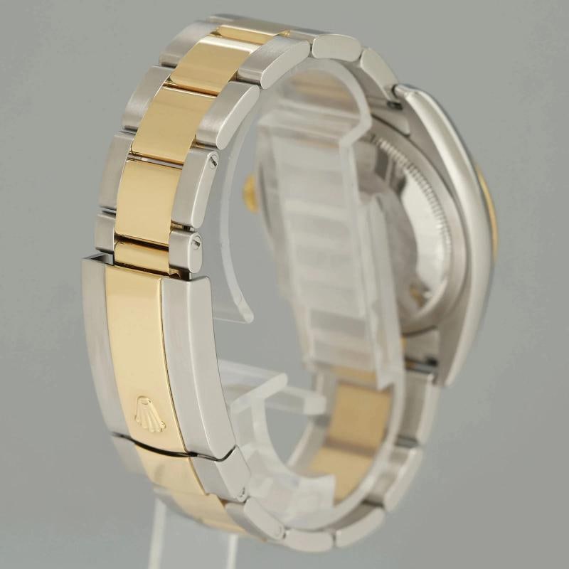 MINT Rolex DateJust Oyster Two Tone Yellow Gold Steel Black Tuxedo 36mm 116233 - 6