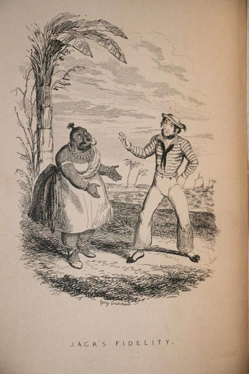 1841 Songs Naval and National "Poor Jack" Extra Illustrated Kelliegram Binding - 14