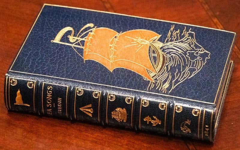 1841 Songs Naval and National "Poor Jack" Extra Illustrated Kelliegram Binding - 6