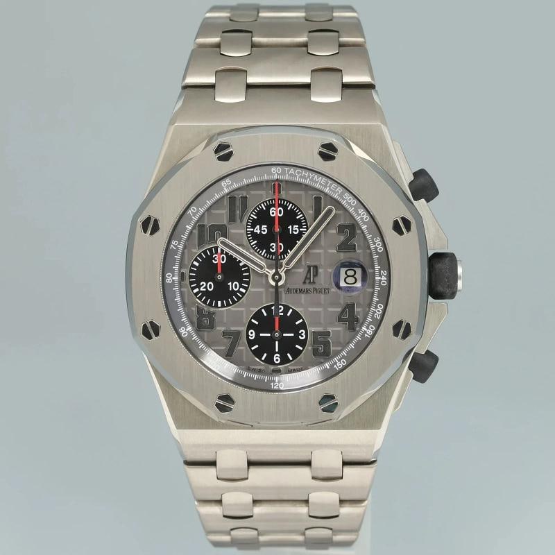 MINT Audemars Piguet Royal Oak Offshore Chrono Titanium 26170Ti Ghost Watch Box - 2