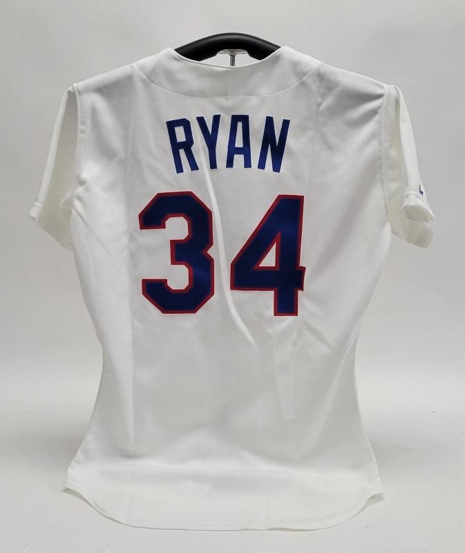 Nolan Ryan Signed 1989 Authentic Game Model Texas Rangers Jersey With JSA COA - 2