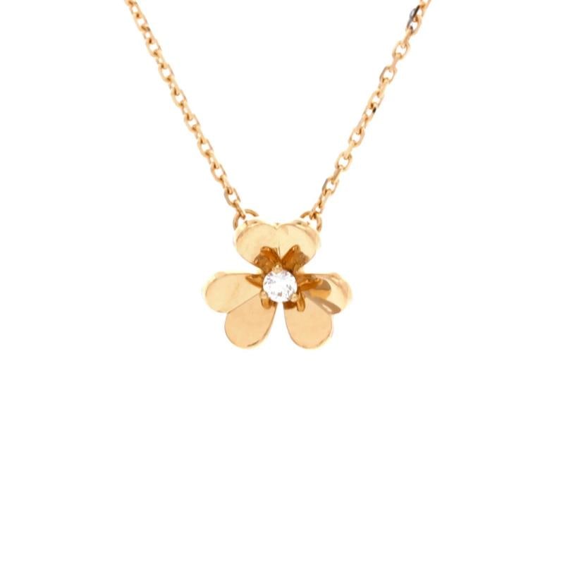 Van Cleef & Arpels Frivole Pendant Necklace 18K Yellow Gold and Diamond Mini: Condition: Pre-owned - Good,Brand: Van Cleef & Arpels,Main Stone: Diamond,Metal: 18K Yellow Gold,Metal Purity: 18K,Style: Pendant,Type: Necklace,Color: Yellow Gold,Material: 18K Yellow Gold, Diamond