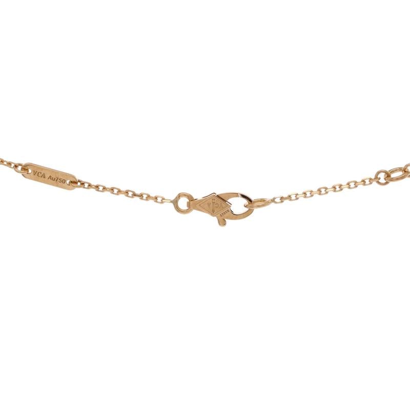 Van Cleef & Arpels Frivole Pendant Necklace 18K Yellow Gold and Diamond Mini - 4