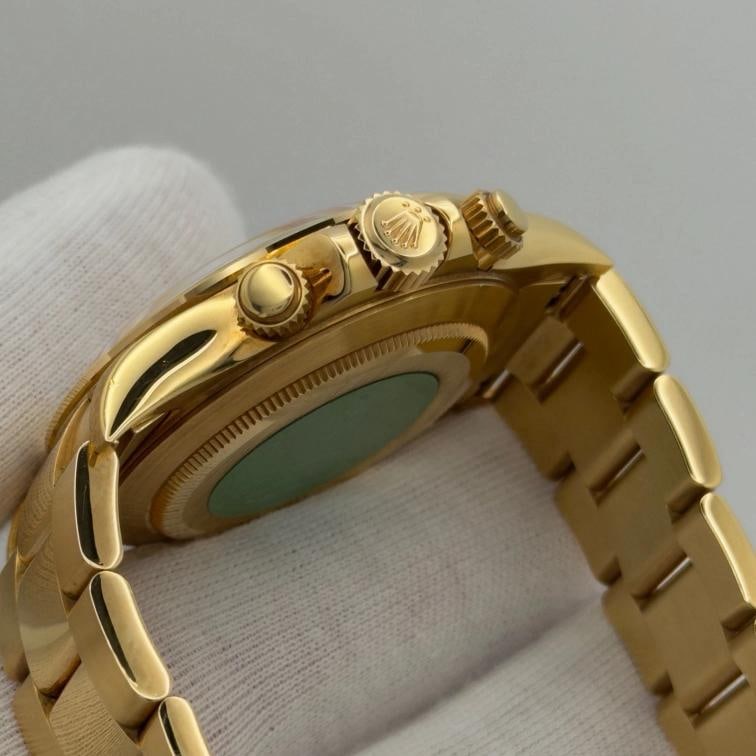 Rolex Daytona Zenith Unpolished 16528 Champagne Inverted 6 Dial 18k Yellow Gold - 10