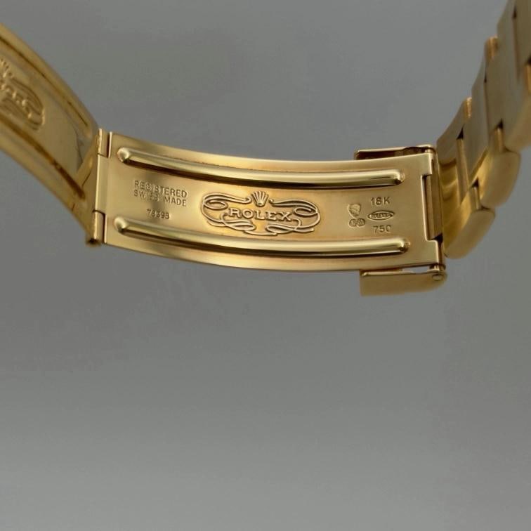 Rolex Daytona Zenith Unpolished 16528 Champagne Inverted 6 Dial 18k Yellow Gold - 12
