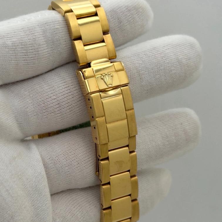Rolex Daytona Zenith Unpolished 16528 Champagne Inverted 6 Dial 18k Yellow Gold - 9