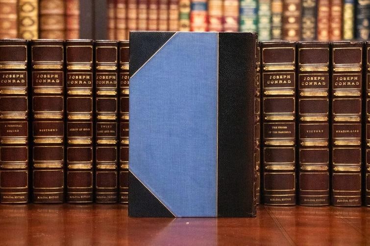 1920 The Works of Joseph Conrad Limited Edition Signed by Author Fine Leather - 3