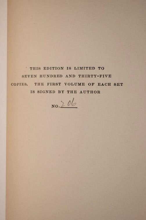 1920 The Works of Joseph Conrad Limited Edition Signed by Author Fine Leather - 7