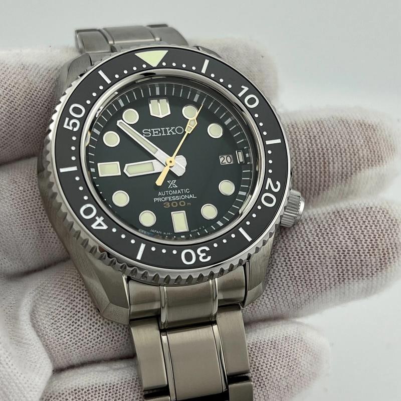 Seiko Prospex SBDX043 Marine Master Diver's Watch Green Dial 140th Anniversary - 2