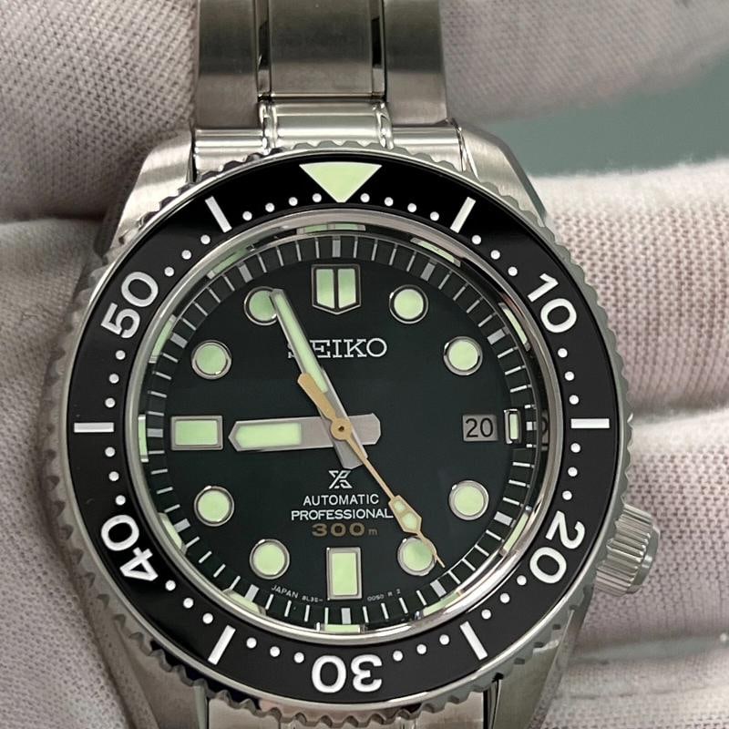 Seiko Prospex SBDX043 Marine Master Diver's Watch Green Dial 140th Anniversary - 8