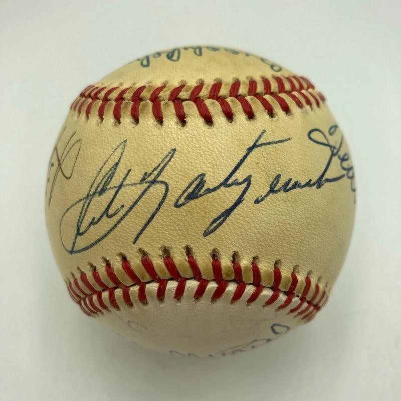 Mickey Mantle & Ted Williams Hall Of Fame Multi Signed Baseball JSA COA - 2