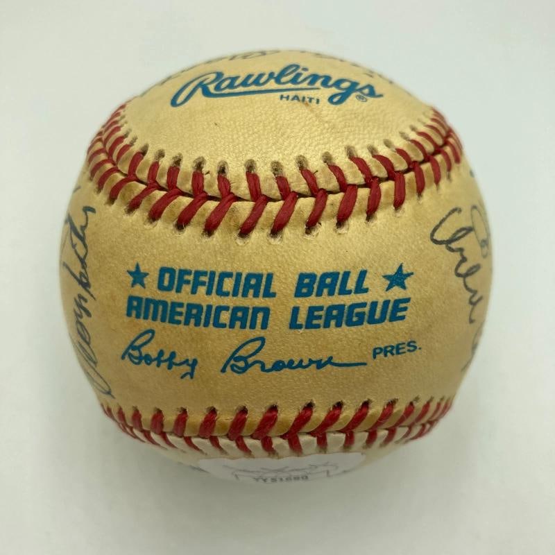 Mickey Mantle & Ted Williams Hall Of Fame Multi Signed Baseball JSA COA - 8