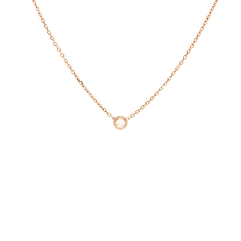 Cartier Cartier D'Amour Pendant Necklace 18K Rose Gold with Diamond XS: Condition: Pre-owned - Good,Brand: Cartier,Main Stone: Diamond,Metal: 18K Rose Gold,Metal Purity: 18K,Style: Pendant,Type: Necklace,Color: Rose Gold,Material: 18K Rose Gold, Diamond