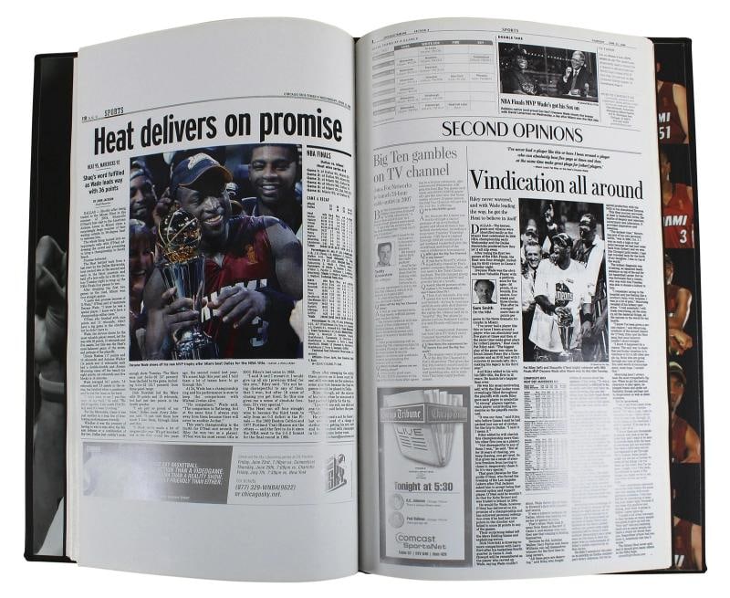 Shaquille O'Neal Signed 2006 NBA Championship 15 Strong Coffee Table Book BAS - 5