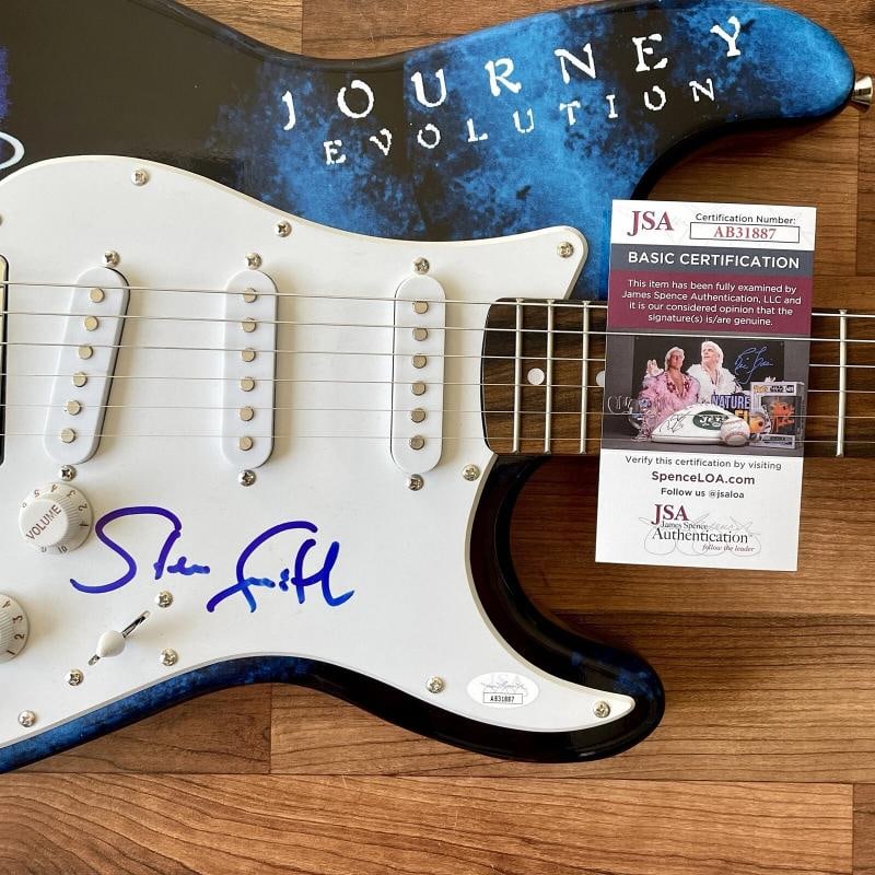 JOURNEY Signed Guitar Lot Of 5 HOLY GRAIL COLLECTION PSA JSA COA PERRY SCHON +3 - 10