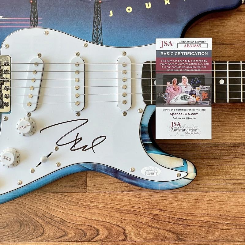 JOURNEY Signed Guitar Lot Of 5 HOLY GRAIL COLLECTION PSA JSA COA PERRY SCHON +3 - 11