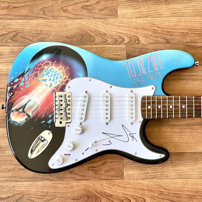 JOURNEY Signed Guitar Lot Of 5 HOLY GRAIL COLLECTION PSA JSA COA PERRY SCHON +3 - 2
