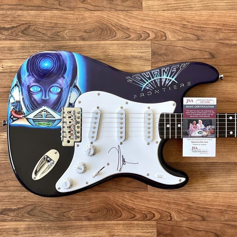 JOURNEY Signed Guitar Lot Of 5 HOLY GRAIL COLLECTION PSA JSA COA PERRY SCHON +3 - 3