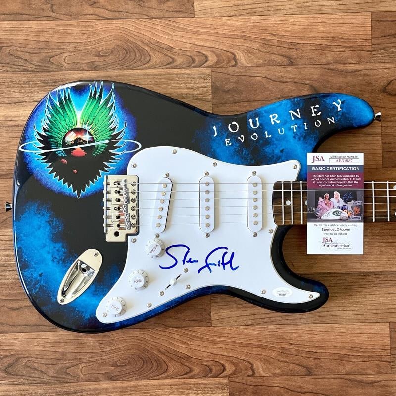 JOURNEY Signed Guitar Lot Of 5 HOLY GRAIL COLLECTION PSA JSA COA PERRY SCHON +3 - 5