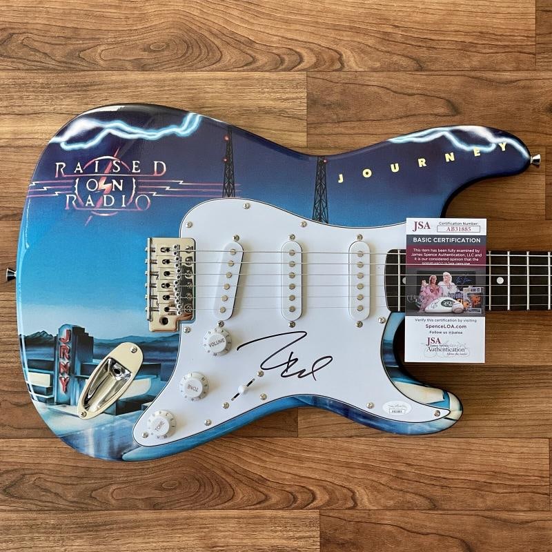 JOURNEY Signed Guitar Lot Of 5 HOLY GRAIL COLLECTION PSA JSA COA PERRY SCHON +3 - 6