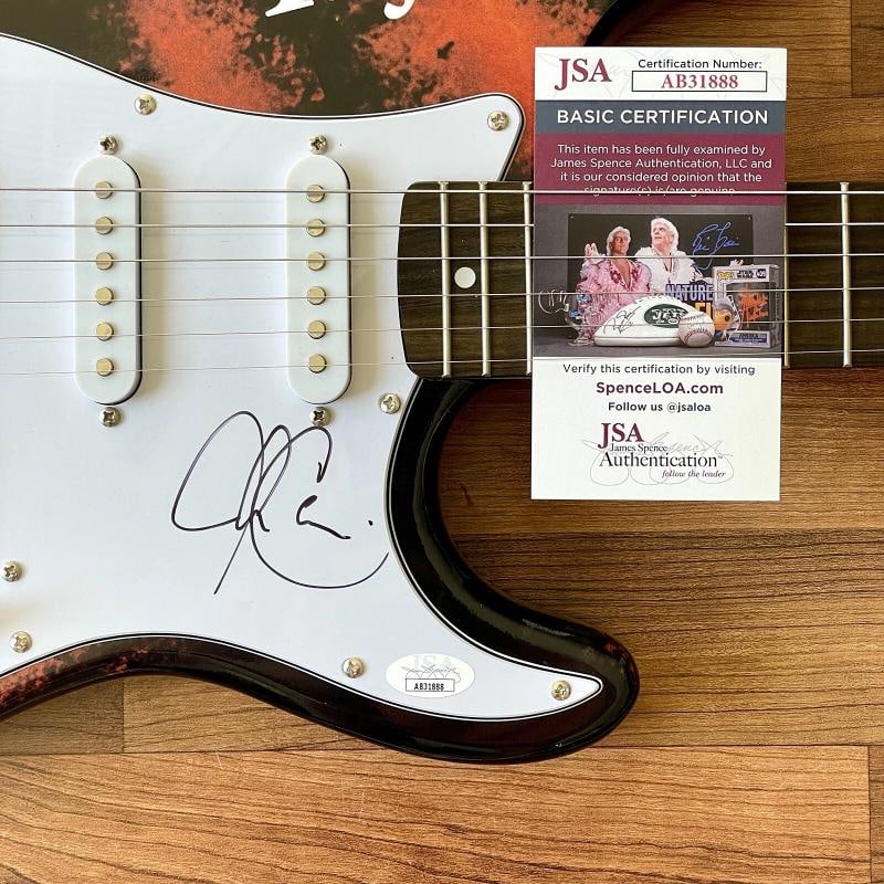 JOURNEY Signed Guitar Lot Of 5 HOLY GRAIL COLLECTION PSA JSA COA PERRY SCHON +3 - 9