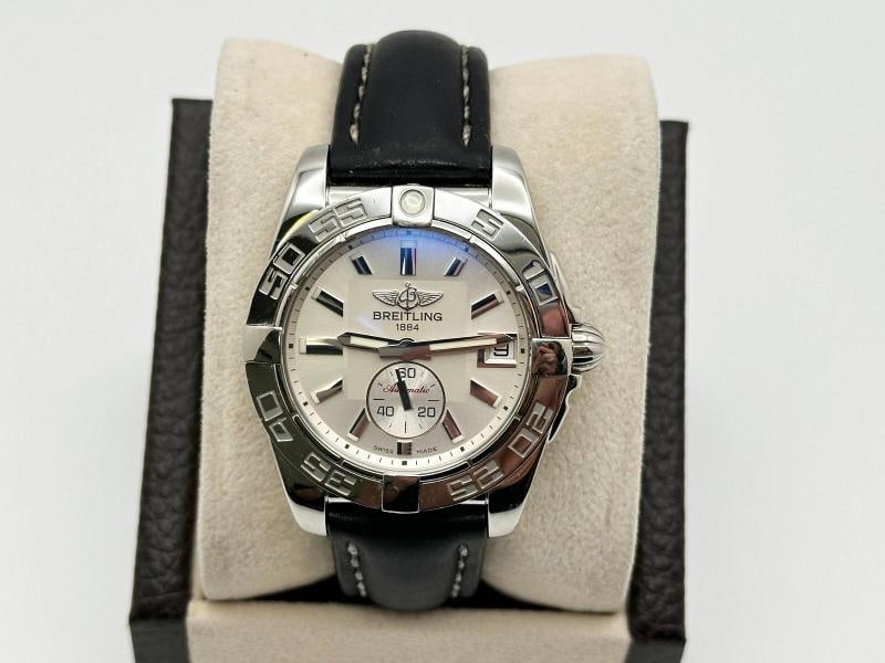 Breitling Galactic 36 A37330 Stainless Steel Leather Band Box Paper - 2