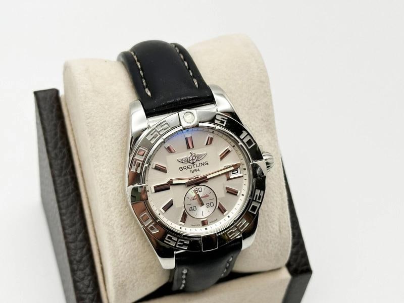 Breitling Galactic 36 A37330 Stainless Steel Leather Band Box Paper - 3