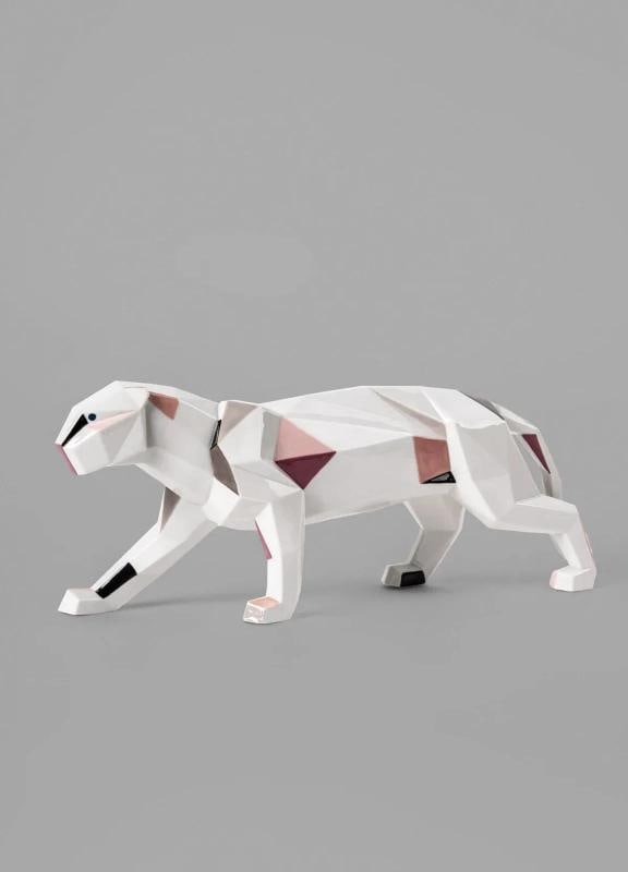 LladrÃƒÂ² Panther Sculpture Matte White Limited Ref. 01009298 - Official - 2