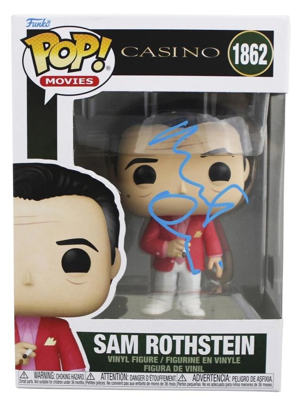 Robert De Niro Casino Signed Sam Rothstein #1862 Funko Pop Vinyl Figure BAS: Industry: Movies,Original/Reproduction: Original,Autograph Authentication: Beckett,PRODUCT_COA: Beckett,PRODUCT_SIGNED_BY_NAME: Robert De Niro,PRODUCT_SIGNED_BY_BRAND: Casino,Country of Origin: United