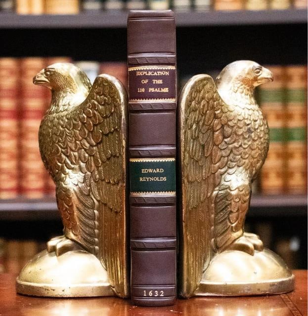 Edward Reynoldes / An Explication of the Hundred and Tenth Psalm 1st ed 1632: Author: Edward Reynoldes,Country of Origin: United States of America,Publisher: Felix Kyngston,Year Printed: 1632,Special Attributes: 1st Edition,Binding: Leather,Original/Facsimile: Original An