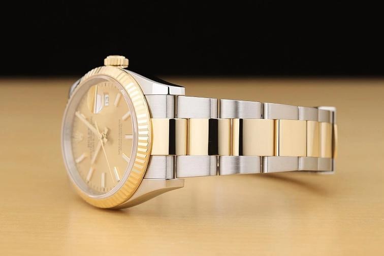 2019 CARD ROLEX DATEJUST 126233 18K YELLOW GOLD STEEL 36MM 2TONE CHAMPAGNE WATCH - 4