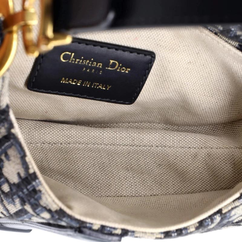 Christian Dior Saddle Handbag Oblique Canvas Mini - 5