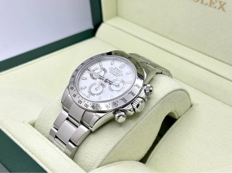 2012 Rolex Daytona Cosmograph 116520 40mm White Dial Stainless Steel Box Paper - 5