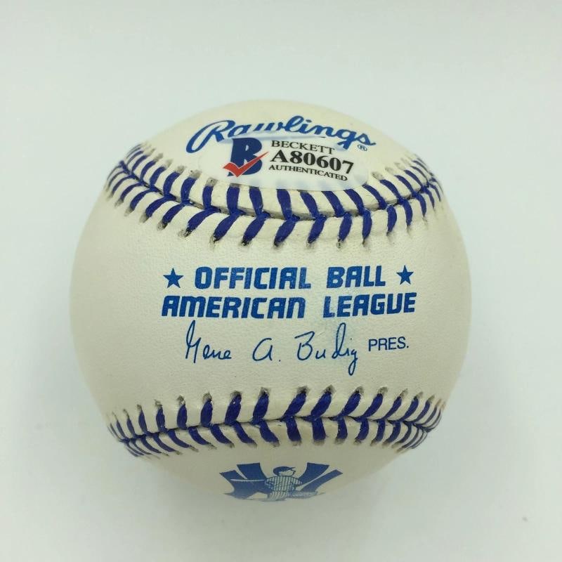 RARE Joe Dimaggio "Death Bed" Signed 1998 Joe Dimaggio Day Baseball Beckett JSA. - 2