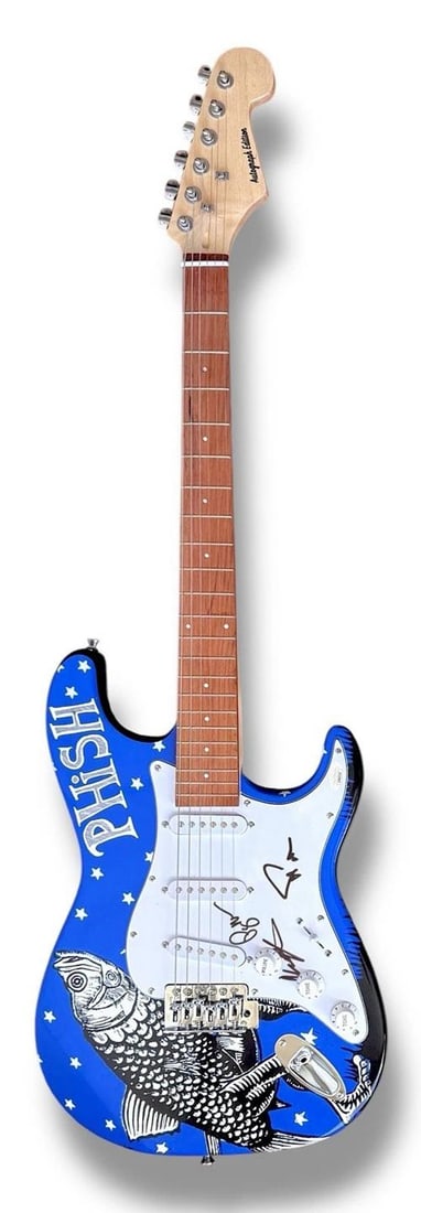 PHISH Signed Guitar JSA COA Custom TREY ANASTASIO PAGE MCONNEL MIKE GORDON - 2