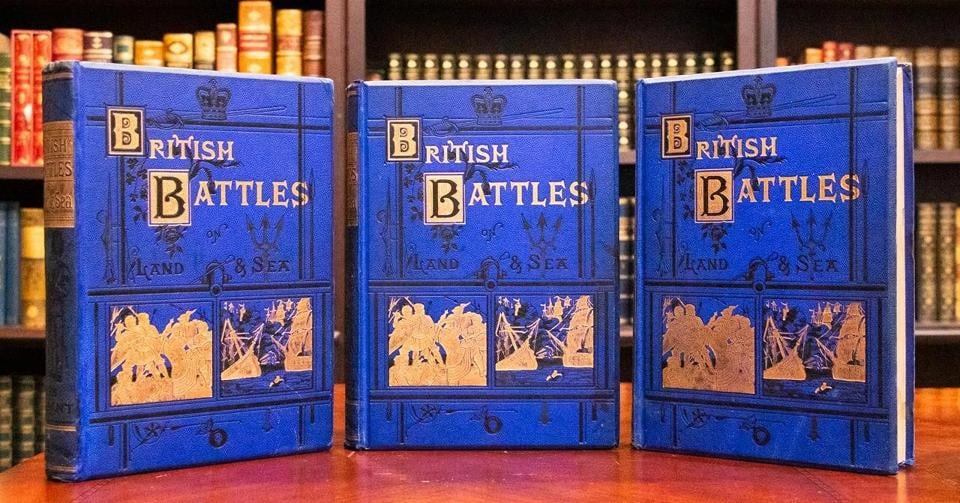 James Grant / 1891 British Battles On Land & Sea Knights Templar American: Author: James Grant,Country of Origin: United States of America,Publisher: Cassell & Company,Year Printed: 1891,Binding: Fine Binding,Subject: Illustrated