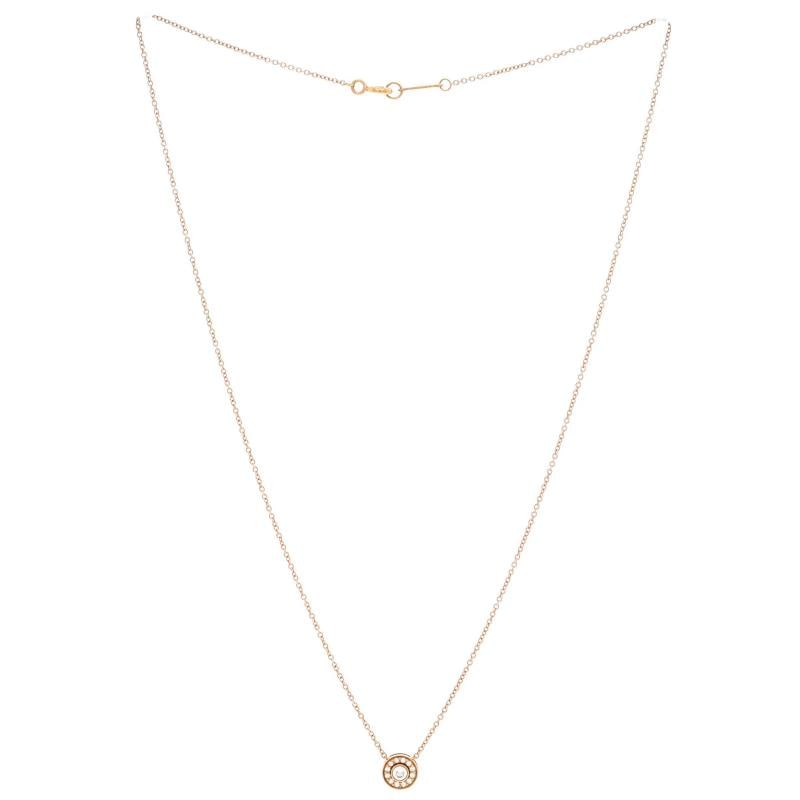 Tiffany & Co. Circlet Pendant Necklace 18K Rose Gold with Diamonds Mini - 3