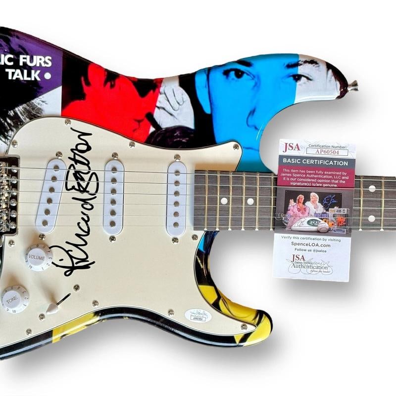 Richard Butler Signed Guitar Custom 1/1 JSA COA The Psychedelic Furs Talk - 2